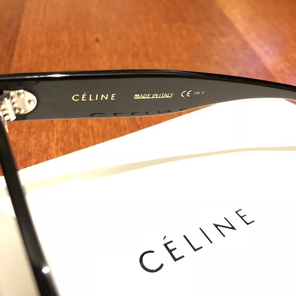 Celine Kim oversized black square sunglasses - Picture 4 of 8